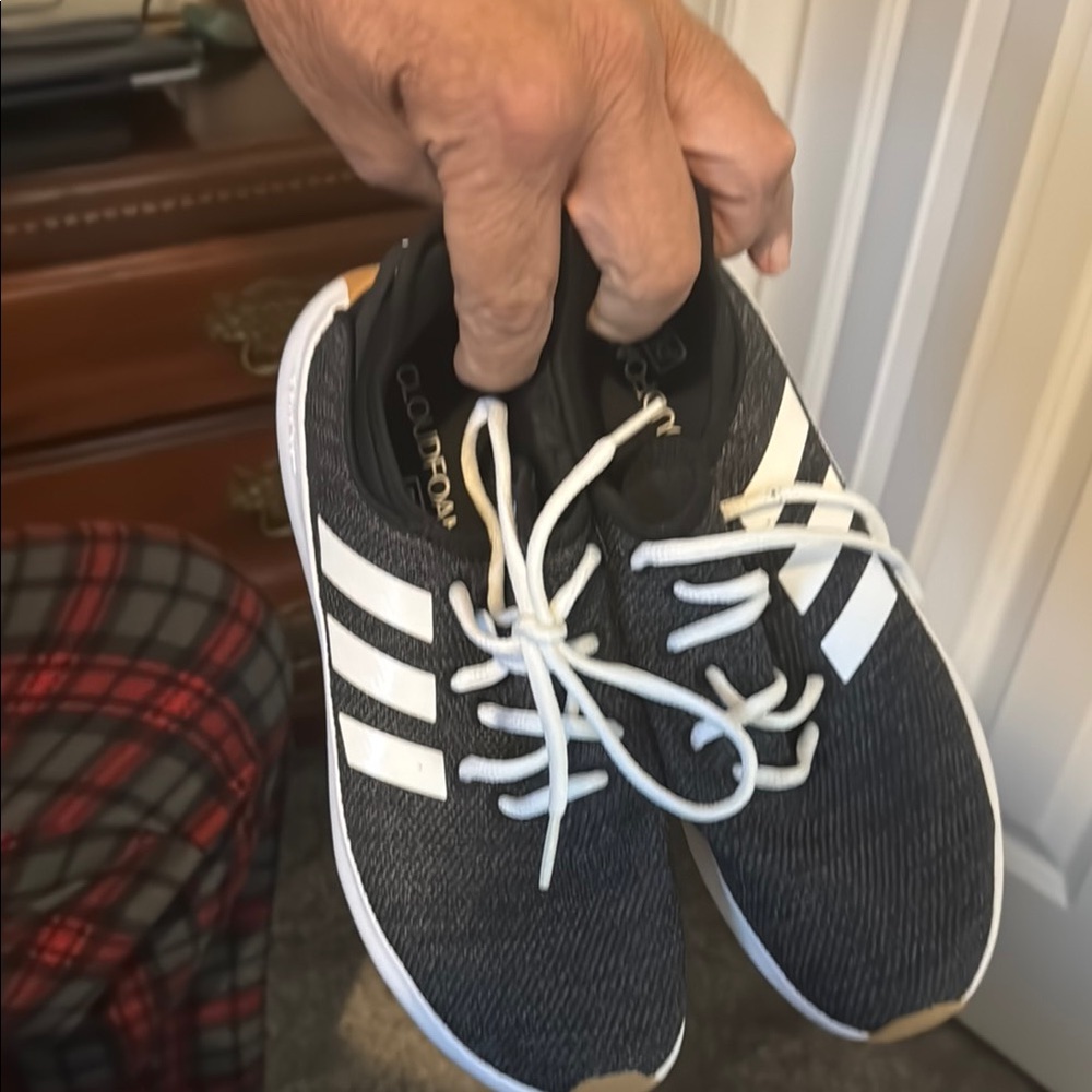 Adidas Black and White Sneakers